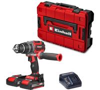 Einhell Professional Cordless Impact Driver with Battery and Charger 18V Brushless, 70 Nm, Impact Drill Mode, 13MM Chuck, 2 Gear, Includes 2X 2.0 Ah Batteries, Charger and E-Case TP-CD 18/70 Li-i BL