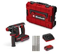 Einhell Professional Cordless Rotary Hammer Drill with Battery and Charger | 18V PXC, 1.7J, Compact, Brushless, SDS-Plus, 17mm Drilling Diameter in concrete, 2 Functions TP-HD 18/17-C Li BL+5 (3.0Ah)