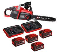 Einhell Professional GP-LC 36/40 Li BL 36v Cordless Brushless Chainsaw 400mm 4 x 6ah Plus Li-ion Twin or Dual Battery Charger