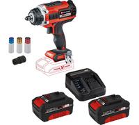 Einhell Professional IMPAXXO 18/400 18v Cordless Brushless 1/2" Impact Wrench 2 x 4ah Li-ion Charger No Case