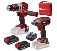 Einhell Professional Pxc 18V Brushless Combi Hammer Drill Impact Driver 2X2Ah