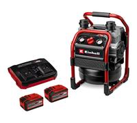 Einhell Professional SILENZZO 36/210 36v Cordless Air Compressor 2 x 8ah Plus Li-ion Twin or Dual Battery Charger