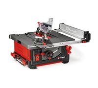 Einhell Professional Table Saw with Sliding Table, 2000W 10" (254mm) Single Bevel Circular Saw (to 45°), Angle Stop, Rip Fence, Soft Start, Dust Extraction, Bench Saw for Woodworking TP-CC 10 T