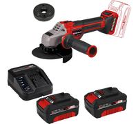 Einhell Professional TP-AG 18/125 CE Q Li 18v Cordless Quick Fix Angle Grinder 125mm 2 x 4ah Li-ion Battery Charger No Case