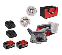 Einhell Professional TP-MA 36/30 Li BL 36v Cordless Brushless Wall Chaser 2 x 5.2ah Plus Li-ion Twin or Dual Battery Charger Bag