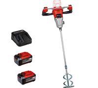 Einhell Professional TP-MX 18-2 Li BL 18v Cordless Brushless Paddle Mixer 2 x 5.2ah Plus Li-ion Battery Charger No Case