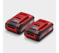 Einhell PXC 2x 4.0ah Plus Battery Twinpack 18v Batteries For All Power X-change, Red One Size