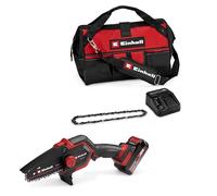Einhell PXC Professional Cordless Pruning Saw with Battery and Charger - 18V Rechargeable Mini Chainsaw with Brushless Motor - GE-PS 18/15 Li BL Cutting Tool Kit with Spare Chain and Storage Bag