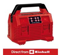 Einhell Power X-Change X-Quattrocharger 4A Battery Charger - Simultaneous Charging Of 4 Batteries - Universally Compatible With All Einhell 18V PXC Lithium-Ion Rechargeable Batteries