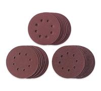 Einhell Quick-Stick Sandpaper Set 125mm Orbital Sander Spare Replacement 25pc