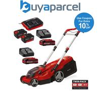 Einhell RASARRO 18V/36V Power X-Change 36/38 Lawnmower + X4 4AH Battery Kit