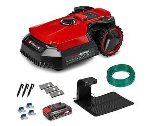 Einhell Robot Lawnmower 18V, Long-Life Battery, App Control, IPX5 Water Resistant, Over-The-Air Updates Via Wi-Fi, Robot Lawn Mower Kit Suitable For Garden up to 500 m², FREELEXO 500