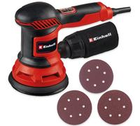 Einhell Rotating Palm Sander 125mm Includes 3X Sanding Sheets P60 P80 P120 Dust Extraction Tc-Rs 425 E