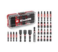 Einhell S-CASE 28-Piece Impact Bit Set | 25 mm and 50 mm S2 Bits | 60 mm Bit Holder | Socket Set