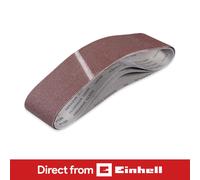 Einhell Sanding Belt Set 100mm x 915mm for Stationary Belt Sanders 3 Piece
