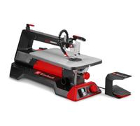 Einhell Scroll Saw 130W 50mm Cutting Height | 45° Tilting Table, Foot Switch, Variable Speed, Blowing System, 2x Saw Blades, TE-SS 406 Vario FP