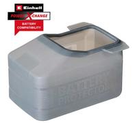 Einhell Protective Battery Cover for All 18V Power X-Change Batteries - Protection Against Dust, Moisture and Splash Water - Suitable for BRILLIANTO, HYPRESSO and More (Battery Sold Separately)