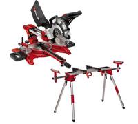 Einhell Sliding Mitre Saw Crosscut 210mm 1800W Drag Dual Bevel + Leg Stand