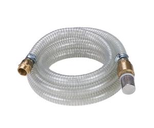 Einhell Suction Hose, 4 m, Made of Brass (Pump Accessories, 4 m Length, Brass Connection 42 mm (1 ¼ inch) IG)