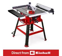 Einhell TC-TS 2225 U Table Saw with Base Frame | Single Bevel Circular Saw (to 45°), Angle Stop (+/- 60°) for Mitre Cuts, Dust Extraction | 2200W Circular Bench Saw with Stand for Woodworking