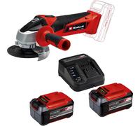 Einhell TC-AG 18/115 Li 18v Cordless Angle Grinder 115mm 2 x 5.2ah Plus Li-ion Battery Charger No Case