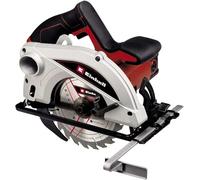 Einhell TC-CS 1250 165mm Circular Saw | 1250W, 5500 RPM, Tool-Free Adjustment of Depth and Angle | Includes 165x16mm Carbide Saw Blade