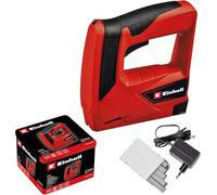 Einhell TC-CT 3.6 Li Electric Stapler (3.6 V / 1.3 Ah Battery, Staple Type: 53, Staple Length 6-14 mm, Ergonomic Handle, Comes in Metal Box with Charger and 1000 Staples)