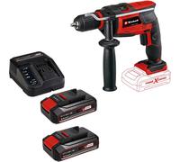 Einhell TC-ID 18 Li 18v Cordless Impact Hammer Drill 2 x 2.5ah Li-ion Battery Charger No Case