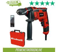 Einhell Impact Drill with Bit Set and Case