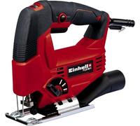 Einhell TC-JS 80/1 Electric Jigsaw | 80mm Cutting Depth, Swivel Soleplate For 45° Mitre Cuts, Pendulum Action, Electronic Speed Control, Dust Extractor | Power Saw For Wood, Plastic and Metal