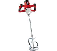 Einhell 4258550 Paint and Mortar Mixer (1400 W, 0-780 1/min, M14 Stirring Tool Mount, Speed Electronics, alu Gearbox, Include 133 mm Diameter Mortar Stirring Tool), Red,21.0 cm*32.5 cm*32.5 cm