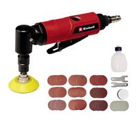 Einhell Pneumatic Angle Grinder TC-PA 50 (Working Pressure 6.3 bar, air Consumption 113 l/min, Sanding Plate Ø 50 mm, Various Sanding Discs Included)