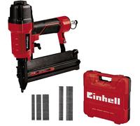 Einhell TC-PN 50 Compressed Air Stapler (2-in-1 Combination Device Stapler & Nailer, Safety Nose, Includes 1,500 Staples & 2,000 Nails, Oil Bottles (Without Oil), Plug Nipple, Transport Case)