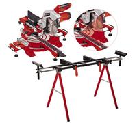 Einhell Tc-Sm 216 Sliding Crosscut Mitre Saw 216mm Laser Line 240V + Leg Stand