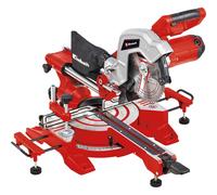 Einhell TC-SM 216 Drag, Crosscut and Miter Saw (1,600W, Turntable with Quick-Adjust Facility and Locking Positions, Laser, L+R Supports, Spindle Lock, incl. Carbide Saw Blade)