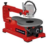 Einhell TC-SS 406E Scroll Saw - Electric Fret Saw With 47° Tiltable Metal Work Table For Bevel Cuts, Tool-Free Blade Changes, Hobby Saw With Dust Extraction For Woodworking, Crafting And DIY