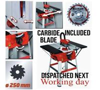 Einhell TC-TS 2025/2 U 250mm Table Saw With Side Extentions & Stand - 1800w