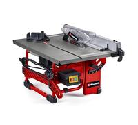 Einhell TC-TS 8 l Table Saw - Angle Cuts (to 45°), Angle Stop (+/- 60°) for Mitre Cuts, Dust Extraction Adaptor - Powerful, Compact and Portable Circular Bench Saw for Woodworking