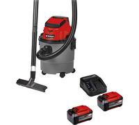 Einhell TC-VC 18/15 18v Cordless Wet and Dry Vacuum Cleaner 15L 2 x 5.2ah Plus Li-ion Battery Charger