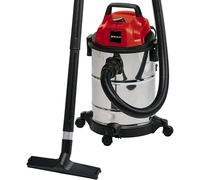 Einhell TC-VC 1820 S wet and dry vacuum cleaner (1,250 W, 20 l stainless steel tank, blow connection, 4 castors, ? 36 mm suction hose + extension,