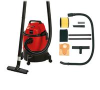 Einhell Wet And Dry Vacuum Cleaner 1250W, 25L Heavy-Duty Plastic Tank, Wet-Dry Vacuum With Blow Function For Car, Garage, Workshop, Home/Artificial Grass Vac TC-VC 1825