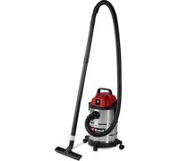Einhell Wet and Dry Vacuum Cleaner 900W, 180 mbar suction capacity, 20 L stainless steel rollers, accessory bracket including various filters and nozzles TC-VC 2045 S