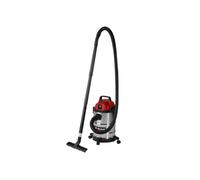 Einhell Wet and Dry Vacuum Cleaner 900W, 180 mbar Suction Capacity, 20L Stainless Steel Rollers, Accessory Bracket Including Various Filters and Nozzles TC-VC 2045 S