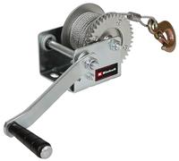 Einhell Manual Cable Winch TC-WI 500 (max. Bearing Force 500 kg, 10 m Wire Cable, Return Lock, Non-Slip Grip incl. Safety Hook and Safety tab)
