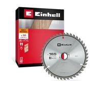 Einhell TCT Circular Saw Blade, Multi Material, Ø 165 x 20 mm, 42 T | HLTCG Tooth Geometry | Neutral Hook Angle | Carbide Teeth | Medium Cut | For Circular Saws | Incl. Reducing Ring