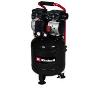 Einhell 4020610 Compressor TE-AC 24 Silent (Quiet Compressor with 750 W, max 8 bar, Oil-/Service-Free Motor, 24 L Tank, Pressure Gauge and