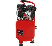 Einhell 4020610 Compressor TE-AC 24 Silent (Quiet Compressor with 750 W, max 8 bar, Oil-/Service-Free Motor, 24 L Tank, Pressure Gauge and