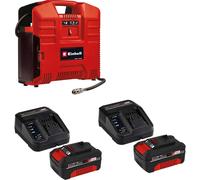 Einhell TE-AC 36/8 LI OF Set 36v Cordless Oil Free Air Compressor 2 x 4ah Li-ion Twin or Dual Battery Charger No Case