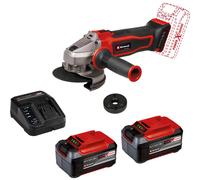Einhell TE-AG 18/115 Q Li 18v Cordless Quick Fix Angle Grinder 115mm 2 x 5.2ah Plus Li-ion Battery Charger No Case
