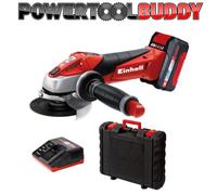 Einhell TE-AG 18volt Li-ion 4.5" Cordless Angle Grinder Kit + 4.0ah Battery